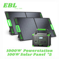 1000W mobile power supply, solar generator 999Wh (peak 2000W), power station with 110V pure sine wave AC power socket, digital display, PD 60W USB-C fast charging, home emergency backup battery, outdoor camping, road trip