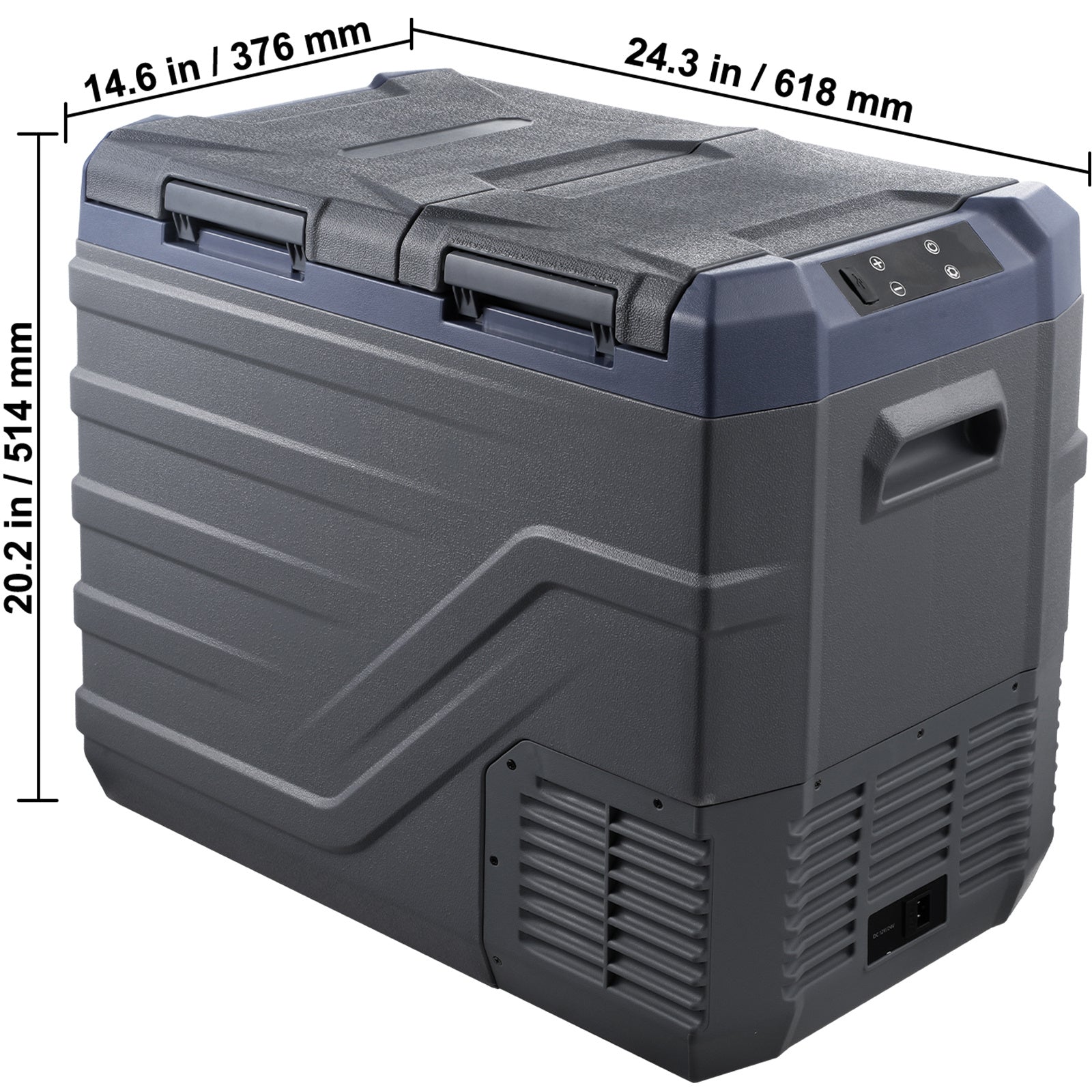VEVOR 25/32/40 L car refrigerator freezer compressor with dual zone for cars and homes