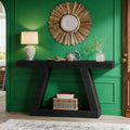 Farmhouse Console Table, 55' Sofa Table with Storage