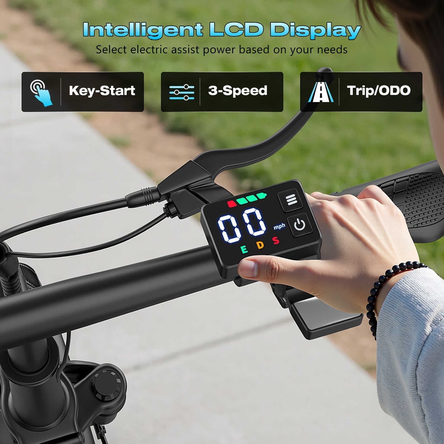 749W electric scooter with seat, 48V15AH high-capacity battery, 35 mph/19.9 mph, 14-inch pneumatic tires, adjustable seat and handlebar height, commuter scooter with dual suspension with storage basket