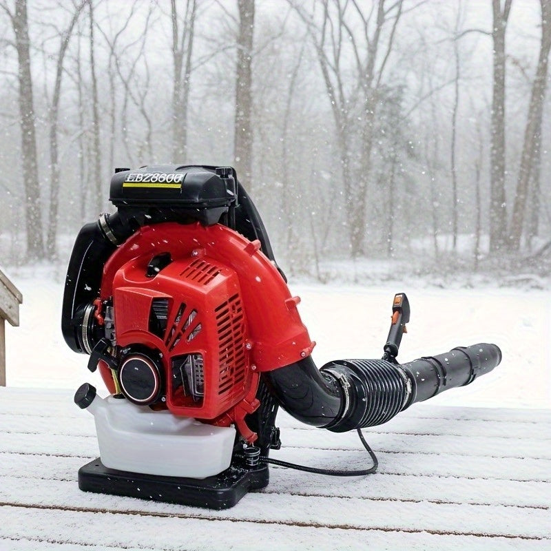 Gas Oil Backpack Leaf Blower, 85CC, Ergonomic and Low Vibration, Cruise Control, Ideal for Year-Round Yard Maintenance