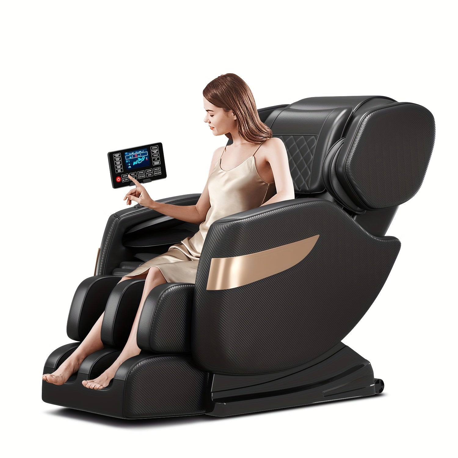 2025 Zero Gravity Multifunctional Full Body Massage Chair with Foot Massage, Waist Heating and Full Body Airbag Relaxation