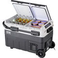 VEVOR 50L 12V 110V AC car refrigerator freezer compressor with 2 freezers and 2 refrigerators - suitable for home and car