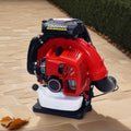 Gas Oil Backpack Leaf Blower, 85CC, Ergonomic and Low Vibration, Cruise Control, Ideal for Year-Round Yard Maintenance
