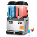 【DealsForYouDays】VEVOR Commercial Slushy Machine,  , 12Lx2 Double Tank Frozen Drink Machine, 96 Cups Stainless Steel Margarita Smoothie Frozen Drink Maker, Slushie Maker for Home Party Restaurants Cafe Bars