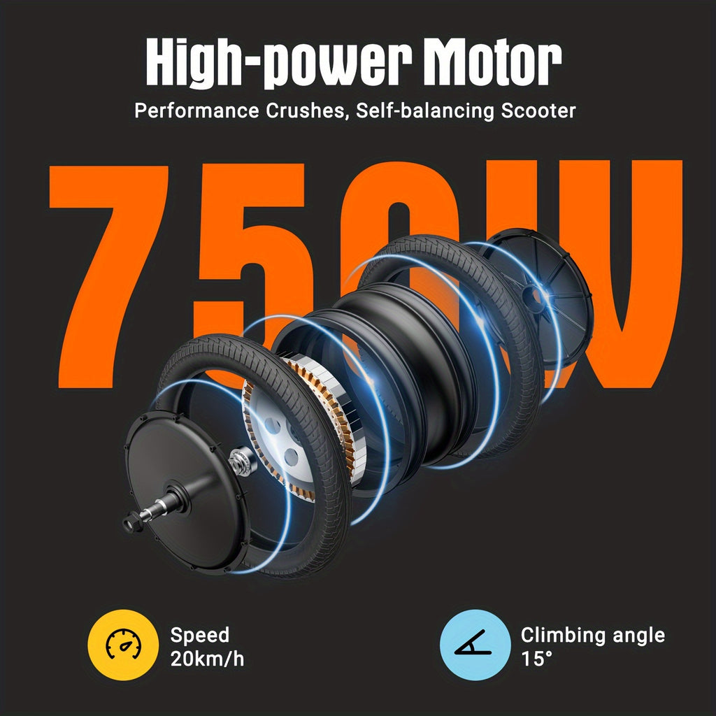 Inmotion E20 Electric Unicycle - 14 Self-Balancing Electric Single Wheel Portable EUC for Commuting and Recreation