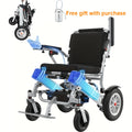 Men's gift, Christmas gift, adult electric wheelchair, lightweight foldable portable all-terrain electric wheelchair, safe, comfortable and durable design, load-bearing capacity 264 pounds, my disability aids for the elderly