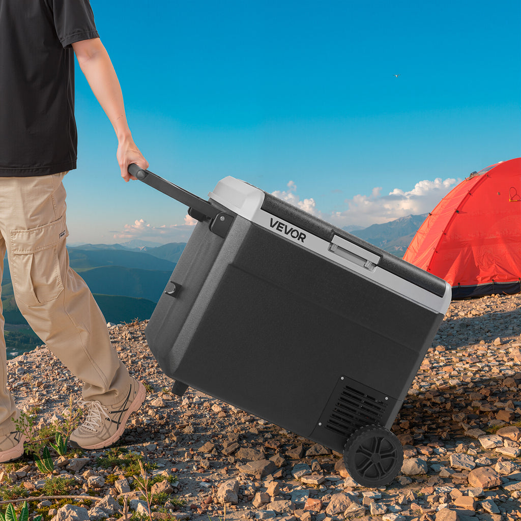 Vevor 12v car refrigerator portable freezer 63.4 qt electric cooler for camping