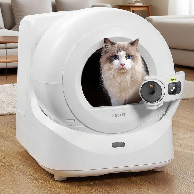 PETKIT 2025 new self-encapsulating AI camera automatic cat litter box, 5G WiFi self-cleaning cat litter box, real automatic cat litter cat litter box (two models are optional)