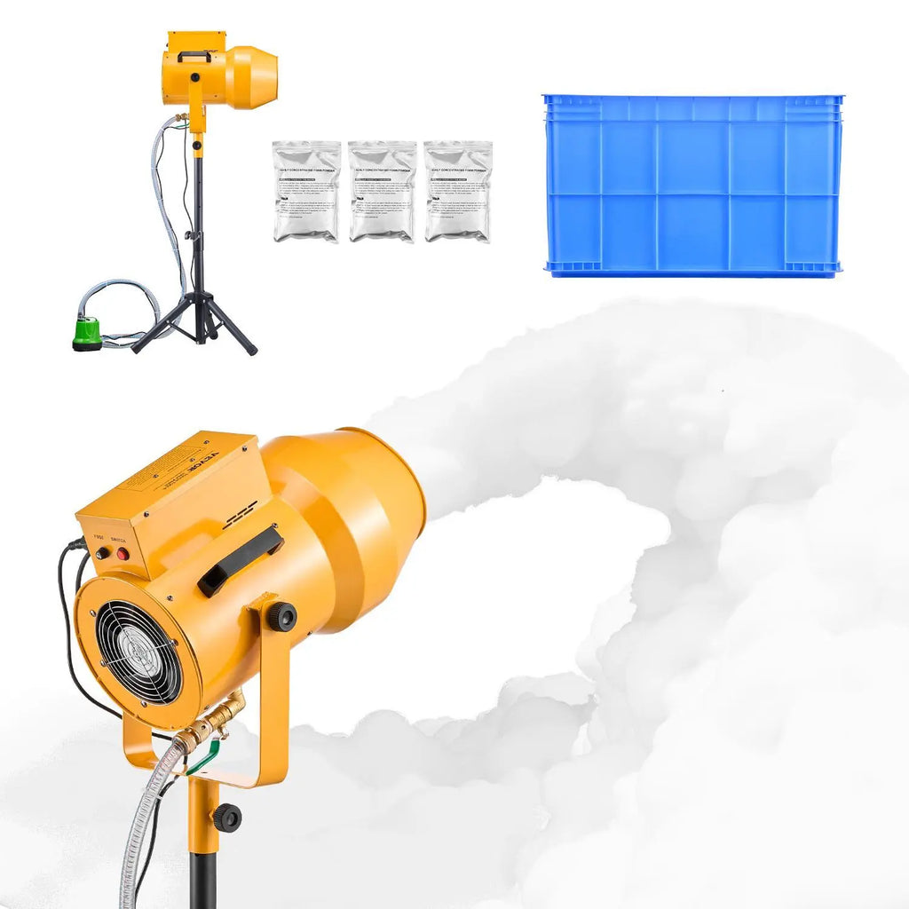 【DealsForYouDays】VEVOR Foam Machine, 1200 W Party Foam Cannon, Foam Maker with 3 Packs of Foam Powder, Foam Party Machine with 20 Gal Water Tank, for Backyard, Pool, Outdoor Events, Birthdays, Celebrations & Party