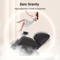 MC50AC01BK-A massage chair recliner, top Christmas gift for men and women, zero gravity, full body acupressure, heat therapy function, LCD screen, black/gray color scheme, suitable for home use