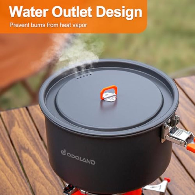 Bundle - 2 Items Camping Cookware Mess Kit and 15pcs Camping Cookware Mess Kit