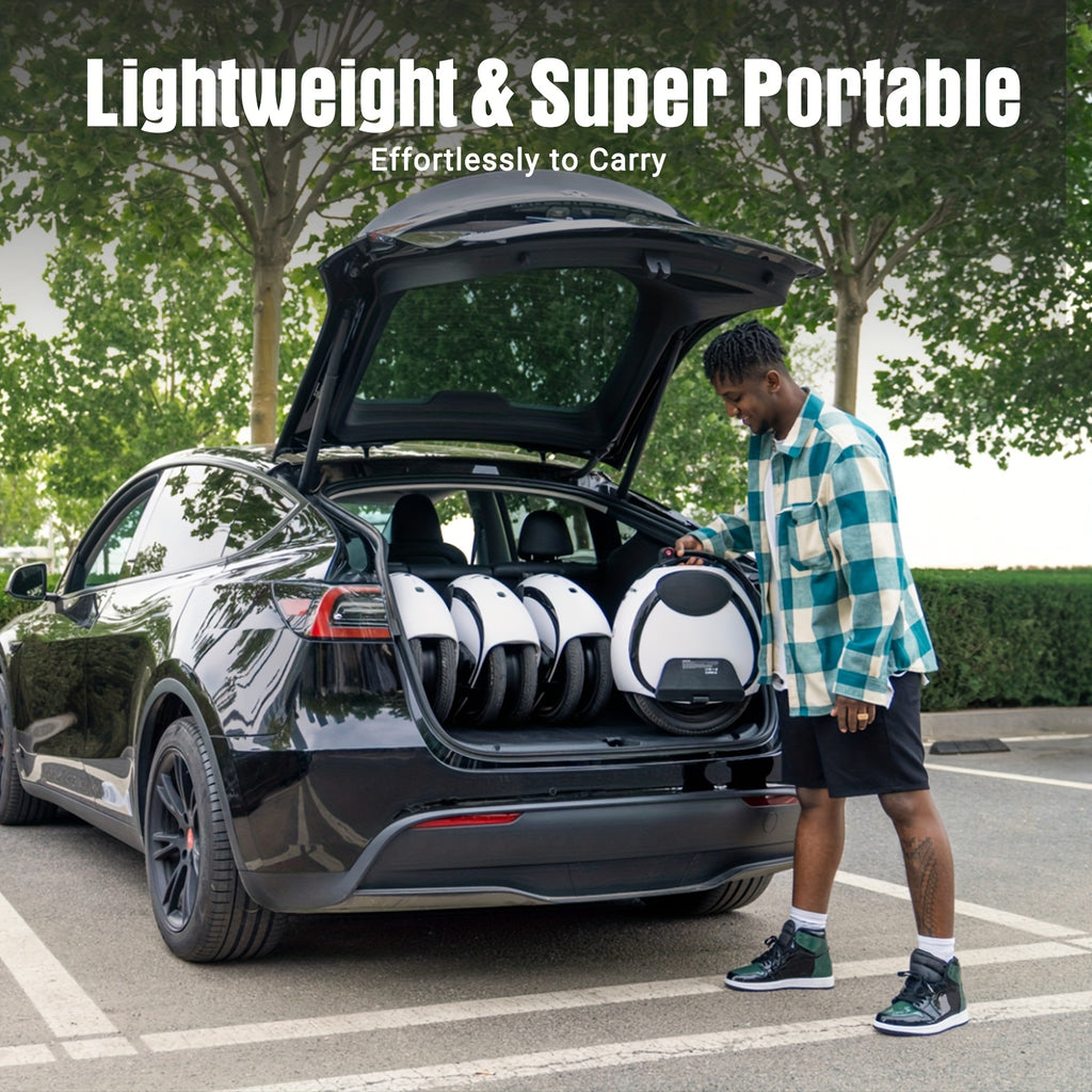 Inmotion E20 Electric Unicycle - 14 Self-Balancing Electric Single Wheel Portable EUC for Commuting and Recreation