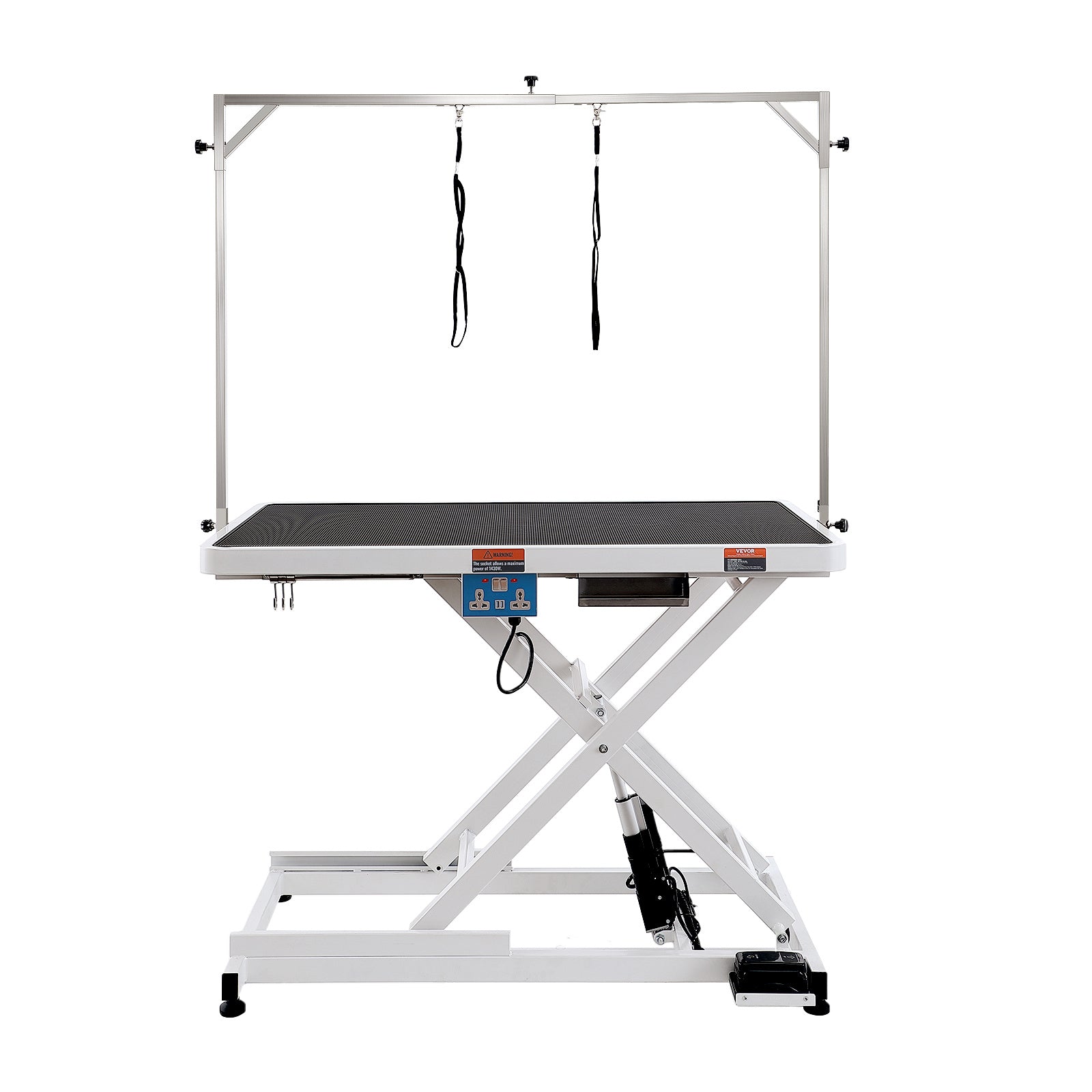 VEVOR 50-inch electric pet grooming table, thickened large dog grooming arm, adjustable height grooming table, non-slip table/grooming station, maximum load bearing 400 pounds