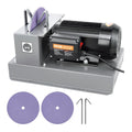 【DealsForYouDays】VEVOR Lawn Mower Blade Sharpener,  , 1HP 750W Lawnmower Blade Sharpener with 9-inch Ceramic Grinding Wheel, Powerful Bench Mower Sharpening Machine for High/Low Lift Blades, Gator Blades, Flat Blades