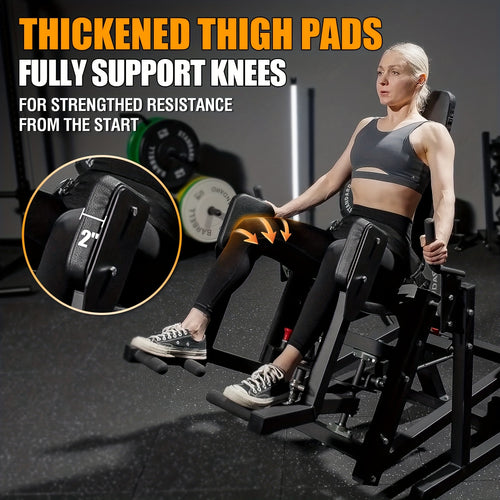 3D Butt Abduction Device with Butt Push Capability, Tilt Butt Abduction Device with Dual Start Position, Butt Workout Machine with Enhanced Thigh Pad, Designed for 600 Lb Weight Limit