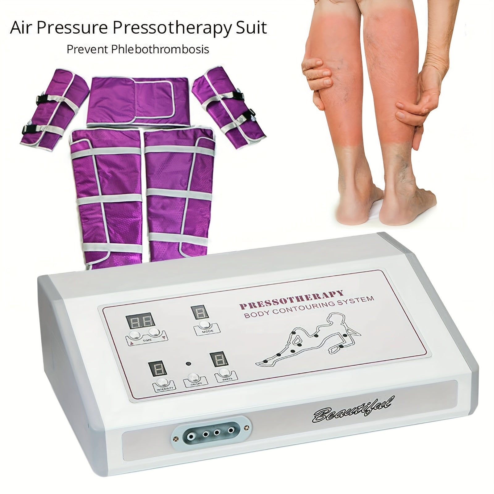 Pneumatic Massager - Full Body Beauty Massager - Full Body Pneumatic Massage for Homes, Beauty Salons and Spas