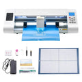 【DealsForYouDays】VEVOR Cutting Machine,  , Automatic Edge Detection Vinyl Cutter Machine with Design Software and Materials, Compatible with Multiple File Formats, for Creating Customized DIY Crafts, Cards, Stickers