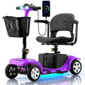 Daily travel scooter, equipped with 360-degree rotating seat, 24V 12Ah rechargeable battery, stable performance, support up to 15 miles of battery life, 4.5 miles of comfortable speed, lightweight design for indoor and outdoor activities