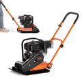 【DealsForYouDays】VEVOR Plate Compactor, 6.5HP 196CC Gas Engine, 4200 lbs Vibratory Compaction Tamper, 22.1x15.9 in Plate Power Jumping Jack Tamper, 5600 VPM Pavement Compactor for Walkways, Asphalts, Paver Landscaping
