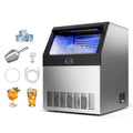 【DealsForYouDays】VEVOR Commercial Ice Maker Machine, 265 lbs/24h with 85 lbs Storage Capacity, Built-in/Freestanding/Under Counter, Stainless Steel Ice Maker with LED Display & Self-Cleaning, for Home Bar Restaurant