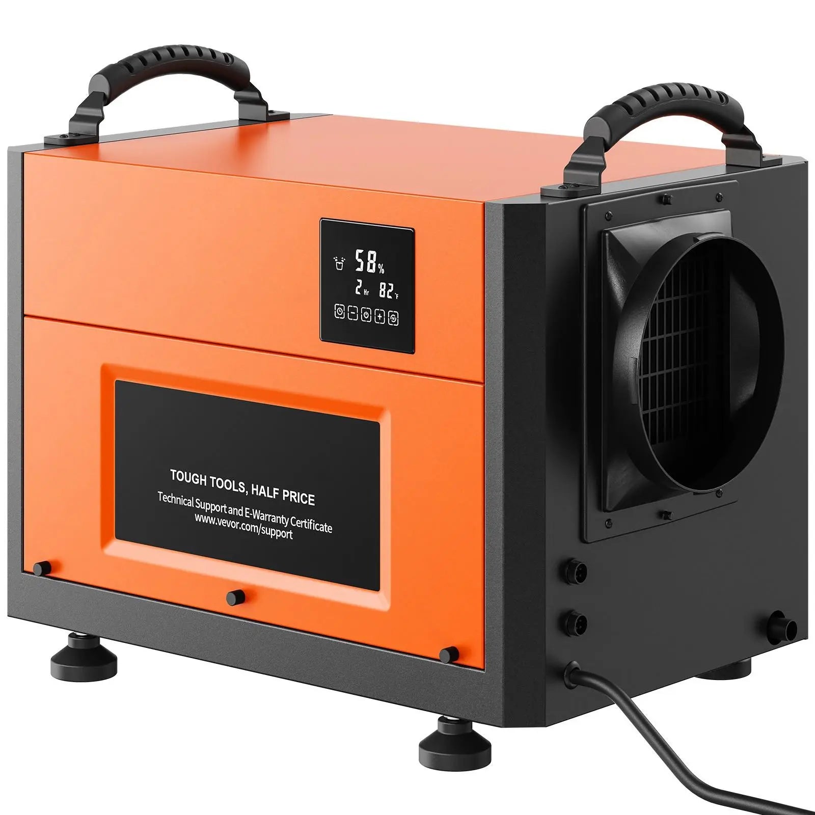 【DealsForYouDays】VEVOR 156 Pints Commercial Dehumidifier with Drain Hose for Crawl Spaces, Basements Warehouse & Job Sites, Large Capacity Dehumidifier for Water Damage Restoration, Auto Defrost, CSA Listed