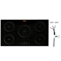 【DealsForYouDays】VEVOR Electric Cooktop, 5 Burners, 36'' Induction Stove Top, Built-in Magnetic Cooktop 9200W, 9 Heating Level Multifunctional Burner, LED Touch Screen w/ Child Lock & Over-Temperature Protection