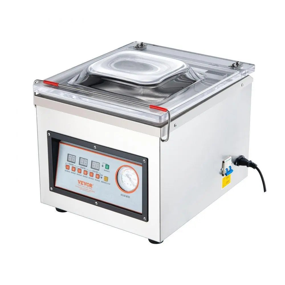 【DealsForYouDays】VEVOR Chamber Vacuum Sealer DZ-260C Kitchen Food Chamber Vacuum Sealer, 110V Packaging Machine Sealer for Food Saver, Home, Commercial Using