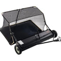 【DealsForYouDays】VEVOR 52 in Tow Behind Lawn Sweeper, 26 cu.ft. Large Yard Sweeper, Adjustable Sweeping Height, Heavy Duty Leaf & Grass Collector with Dumping Rope, Pull Behind Sweepers for Debris Grass Clippings