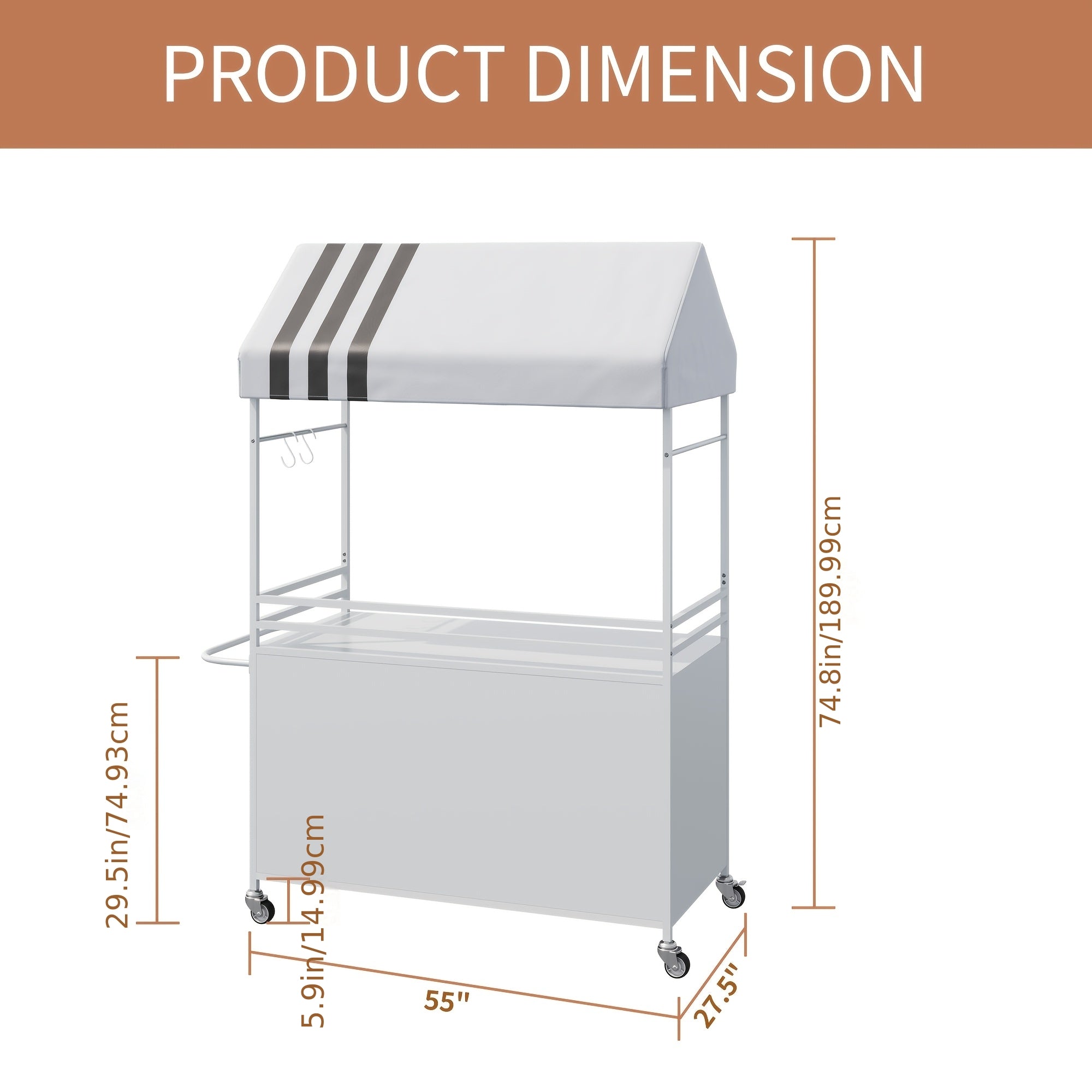 Portable food trucks with a canopy, rotating wheel trucks with locks, multi-layer candy and dessert display trucks - perfect for street fairs, street stalls, parties, weddings, bar mitzvahs, business carts, and holiday decorations