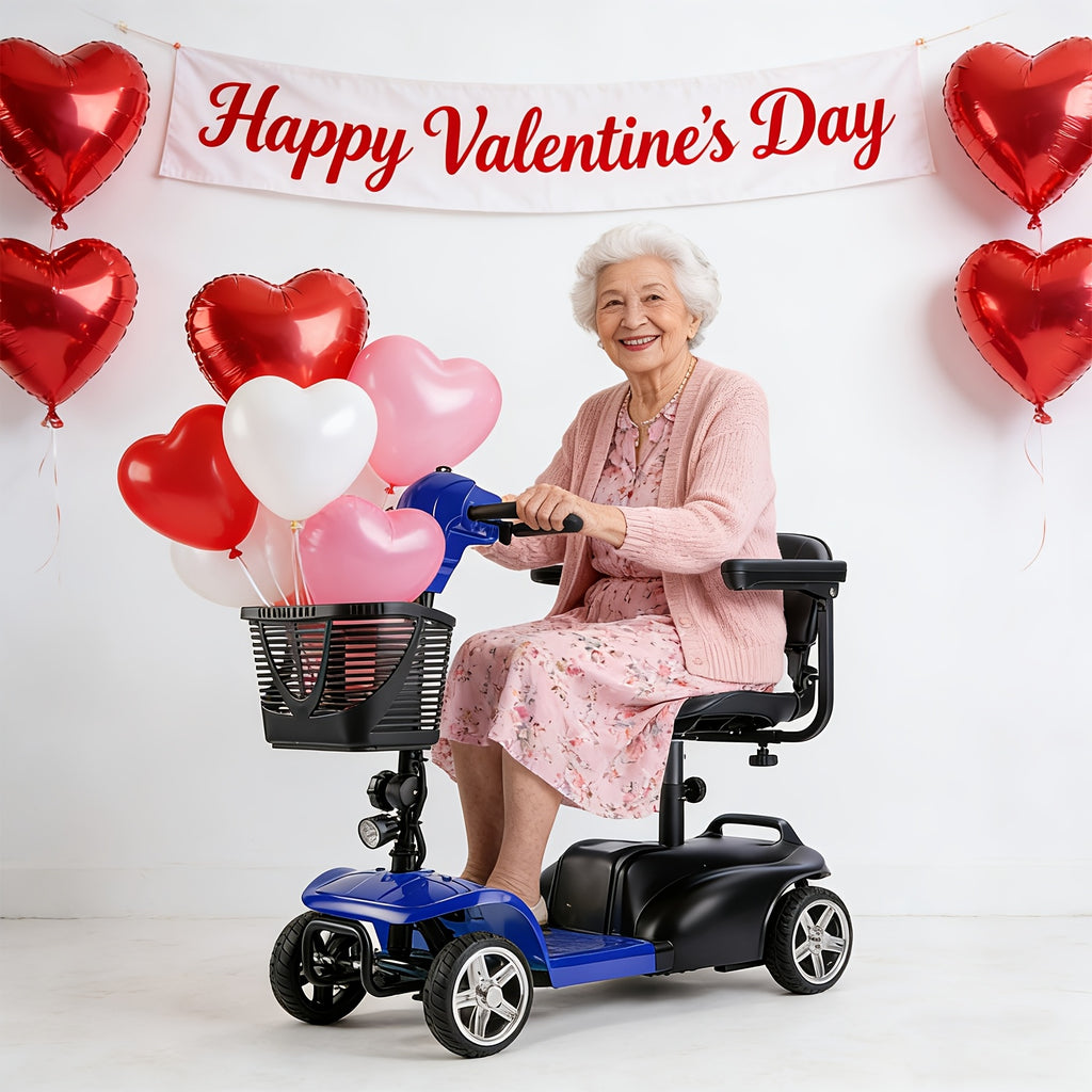 SAY YEAH Electric Quad Motorcycle/Folding Quad Drive, Adult Electric Bicycle, Quad Electric Bicycle, 250w 24v 13.5ah, with LED Headlights, Basket, 265lbs, 15.5 miles, with Removable Basket. Phone Holder and Charger