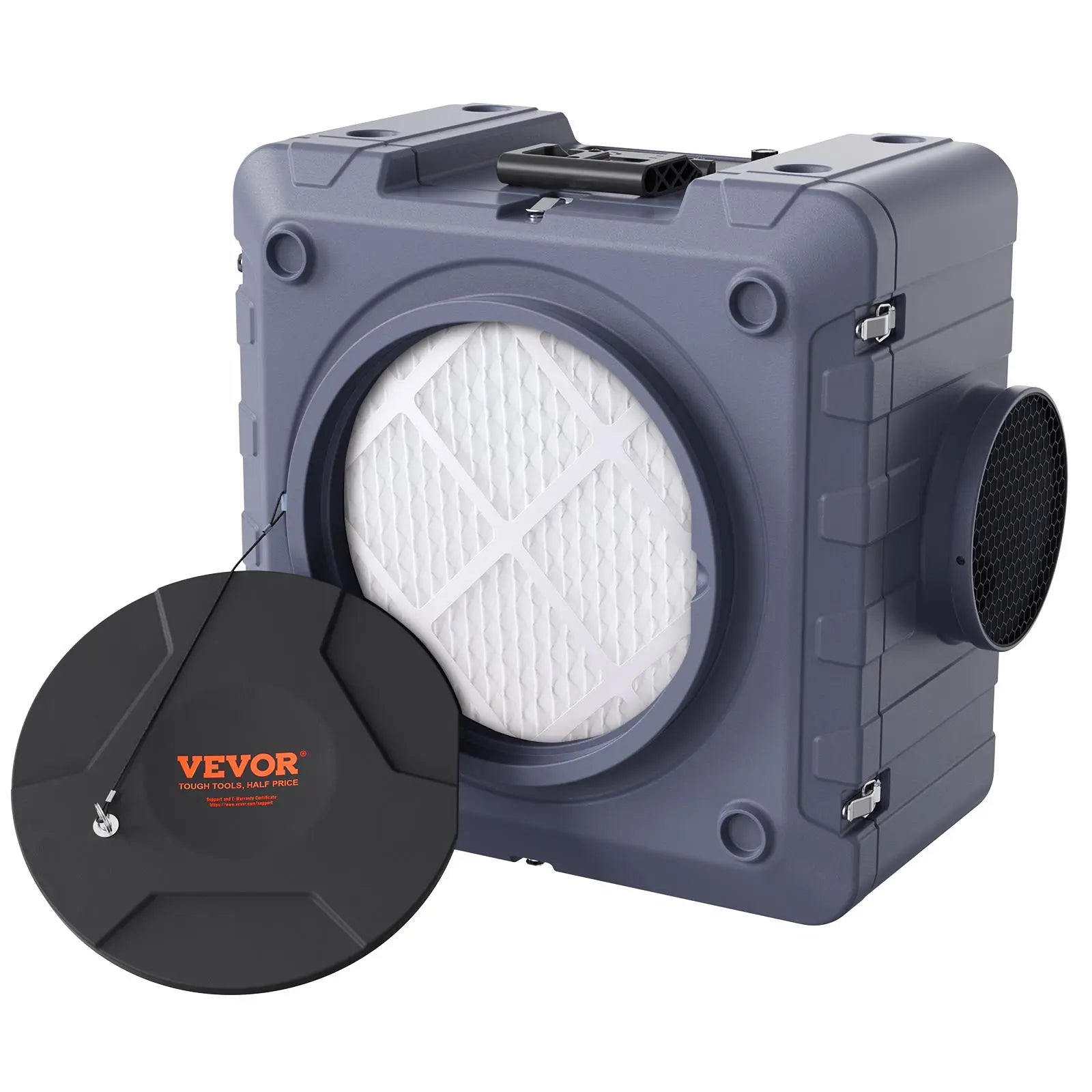 【DealsForYouDays】VEVOR Air Scrubber with 3-Stage Filtration, Stackable Negative Air Machine 550 CFM, Air Cleaner with MERV10, Carbon, H13 HEPA, for Home, Industrial and Commercial Use