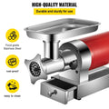 【DealsForYouDays】VEVOR Electric Meat Grinder, 661 Lbs/Hour1100 W Meat Grinder Machine, 1.5 HP Electric Meat Mincer with 2 Grinding Plates, Sausage Kit Set Meat Grinder Heavy Duty, Home Kitchen & Commercial Use Red