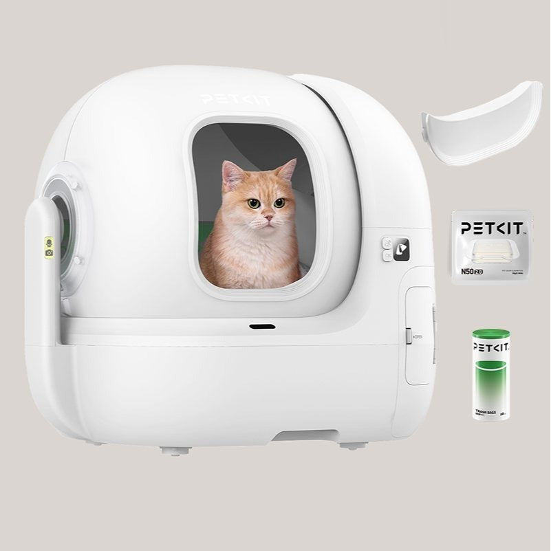 PETKIT 2025 new self-encapsulating AI camera automatic cat litter box, 5G WiFi self-cleaning cat litter box, real automatic cat litter cat litter box (two models are optional)