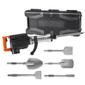 【DealsForYouDays】VEVOR Demolition Jack Hammer,  , 1350 BPM Concrete Breaker 6pcs Chisels Bit Chipping with Case, 2200W Electric Jackhammer Heavy Duty, Black