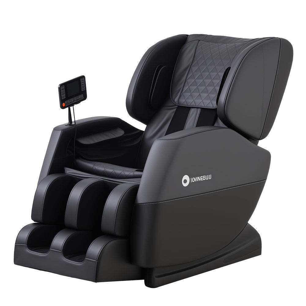 The MC50AC01BK-G2 Full Body Zero Gravity Massage Chair is equipped with 14 fixed rollers, waist heating, foot roller massage and touch screen. The perfect relaxing gift for moms, dads and parents, ideal for a back massage