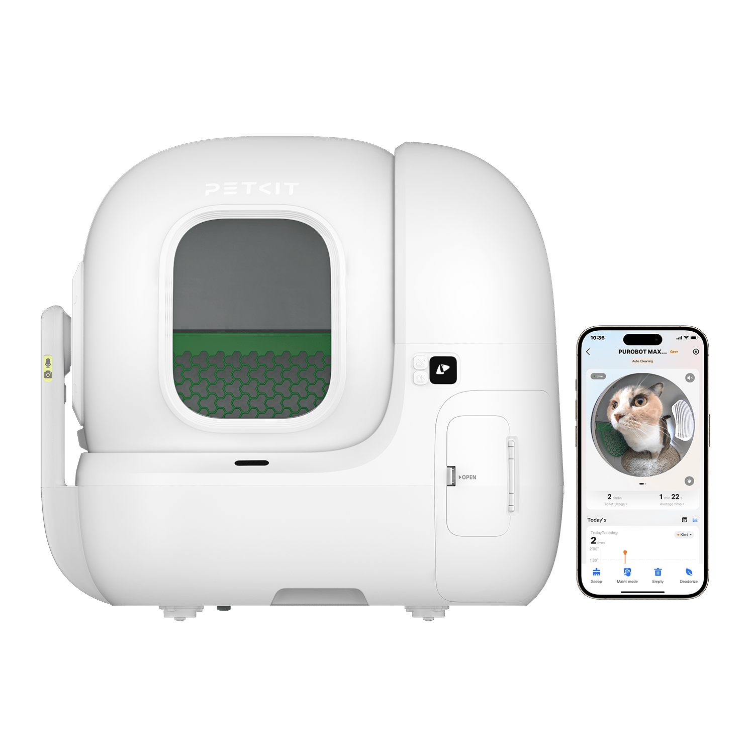 PETKIT 2025 new self-encapsulating AI camera automatic cat litter box, 5G WiFi self-cleaning cat litter box, real automatic cat litter cat litter box (two models are optional)
