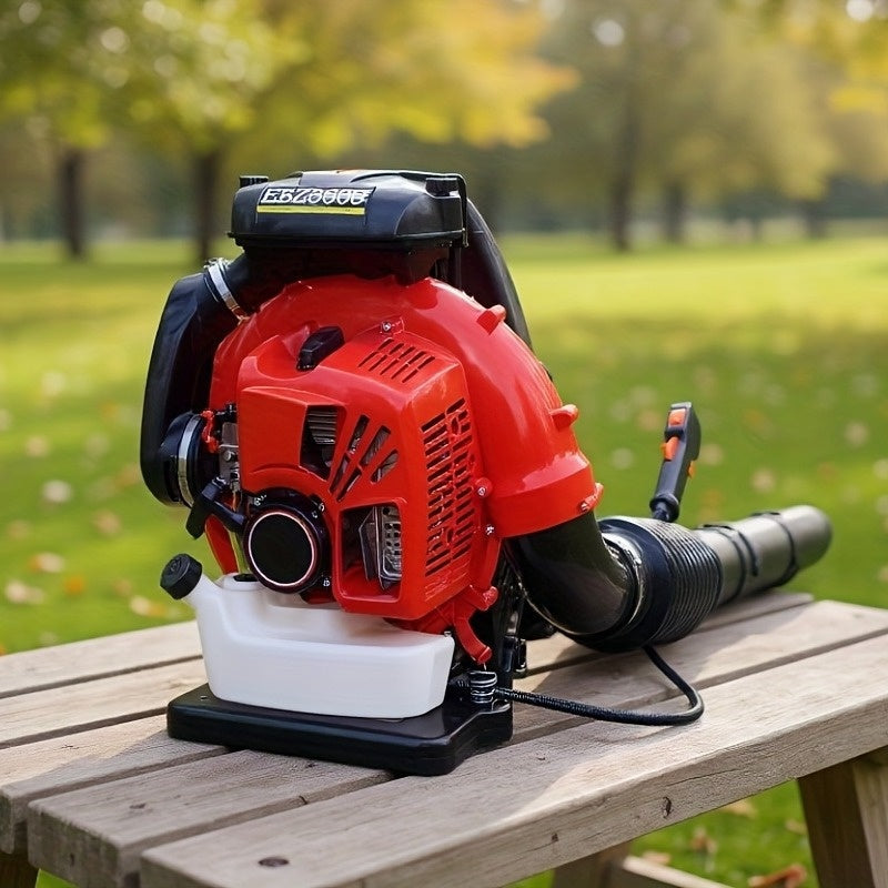 Gas Oil Backpack Leaf Blower, 85CC, Ergonomic and Low Vibration, Cruise Control, Ideal for Year-Round Yard Maintenance