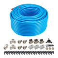 【DealsForYouDays】VEVOR Air Compressor Line Kit, 300FT x 3/4", HDPE-Aluminum Compressed Air Piping System, Leak-Proof, Pressure-Resistant & Easy-to-Install, Compressed Air Line Tubing Kit for Garages Workshops, Blue