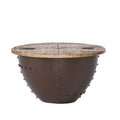 WOODEN and IRON COFFEE TABLE